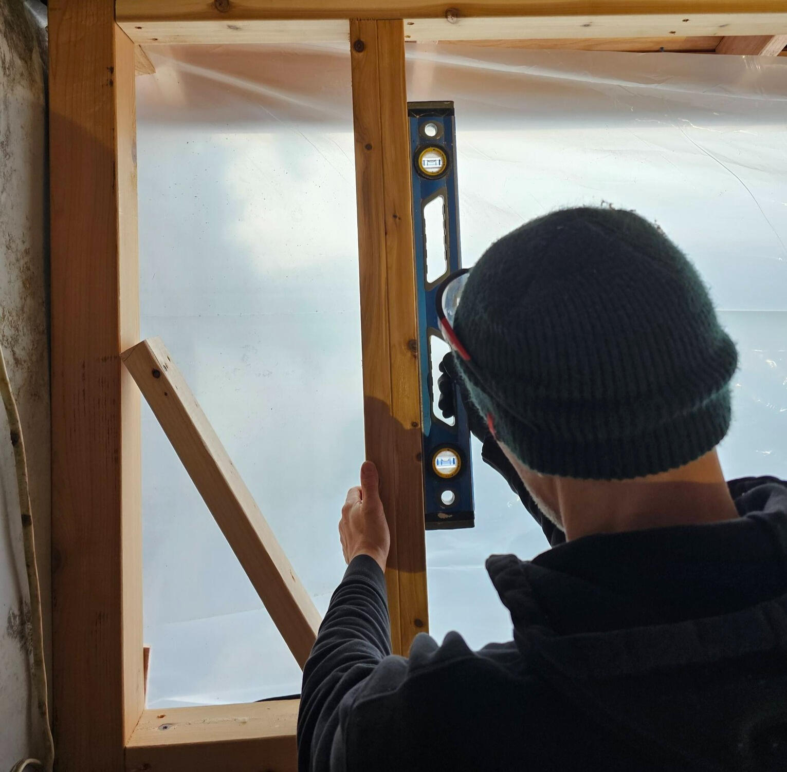 Deck Before After Two photos of a deck. The first photo is weathered and worn and labeled "before", the second photo is clean and refinished, labeled "after."